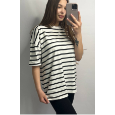 Футболка жіноча оверсайз Білий, 3XL/4XL