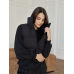 Жилетка чорна жіноча укорочена Чорный 42/44