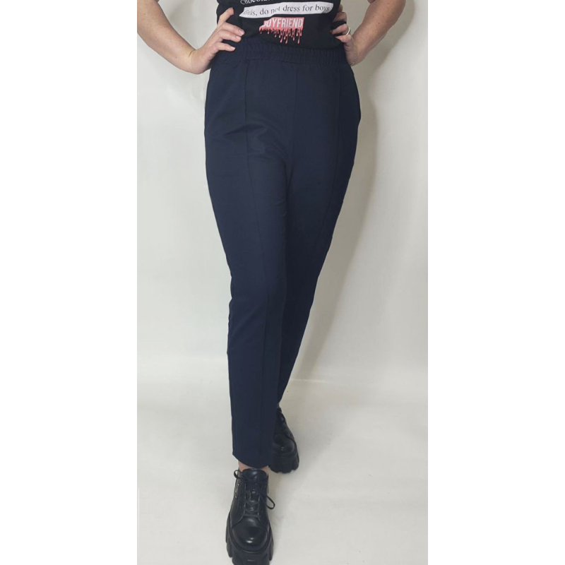 Штани жіночі трикотажні Темно-синій, 50/52