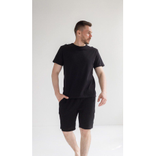 Шорти чоловічі з мусліну Чорні S