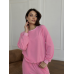 Світшот жіночий однотонний Розовый, 42/44