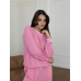 Світшот жіночий однотонний Розовый, 42/44