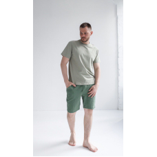 Чоловічі шорти муслінові Зелений, XL