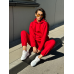 Теплий костюм жіночий, Червоний, M/L