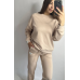 Костюм спортивний жіночий трикотажний Бежевий, XS-S