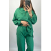 Костюм жіночий літній льон Зелений, 46/48 Костюм жіночий літній льон Зелений, 46/48