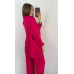 Костюм жіночий літній льон Малиновий, 50/52 Костюм жіночий літній льон Малиновий, 50/52