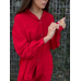Костюм-трійка жіночий літній з шортами і брюками Червоний, M-L