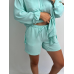 Костюм-трійка жіночий літній з шортами і брюками М“ята, XS-S