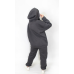 Жіночий спортивний теплий костюм тринитка на флісі Графіт, XS-S