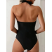 Купальник жіночий суцільний Чорний М