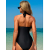 Купальник жіночий суцільний Чорний S