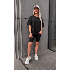 Жіночий костюм футболка з велосипедками 42/44