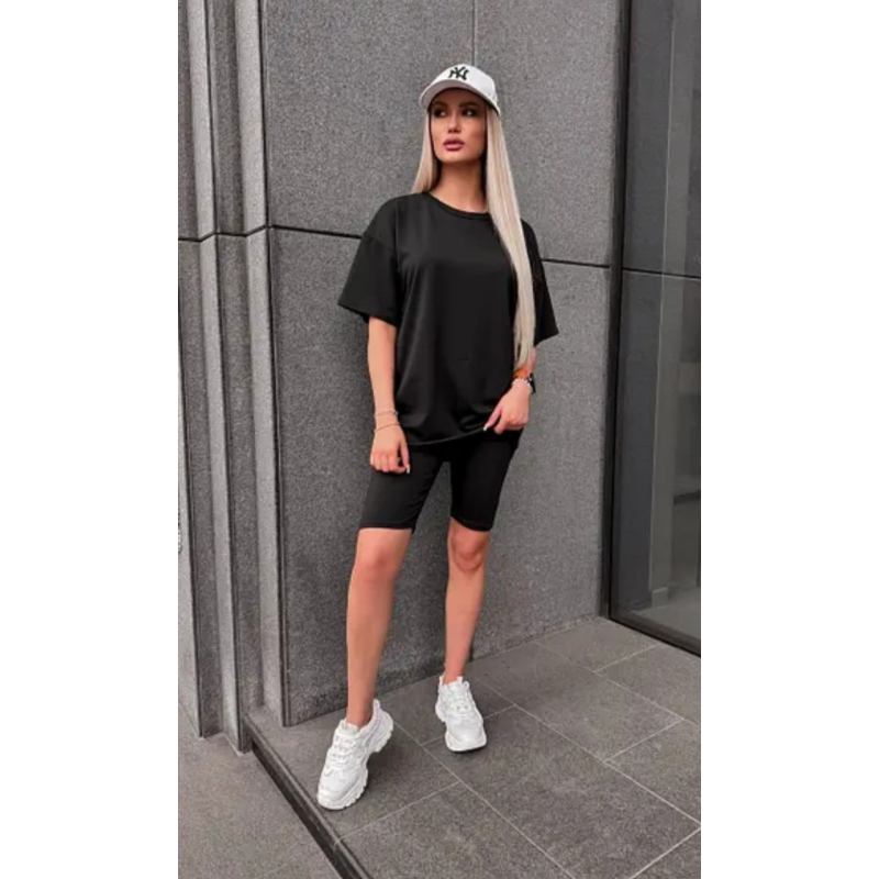 Жіночий костюм футболка з велосипедками 42/44