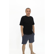 Футболка чоловіча трикотаж Чорний 3XL