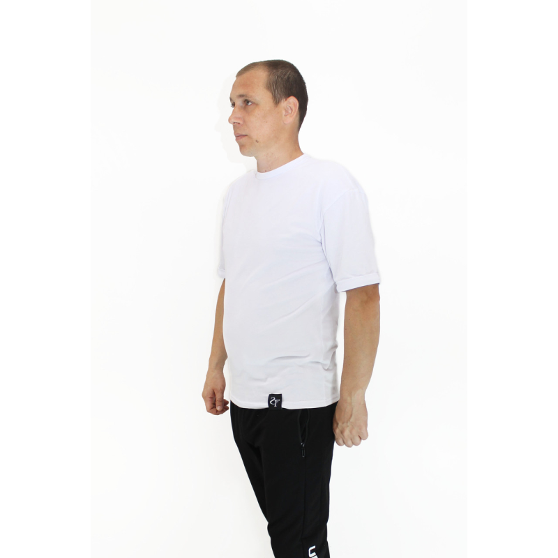 Футболка чоловіча трикотаж Білий, 2XL