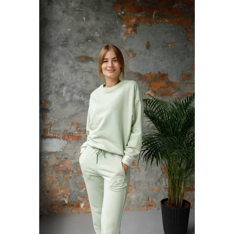 Костюм спортивний жіночий трикотажний олива, M/L Костюм спортивний жіночий трикотажний олива, M/L