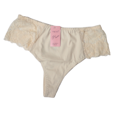 Мереживні труси Бежевий XL