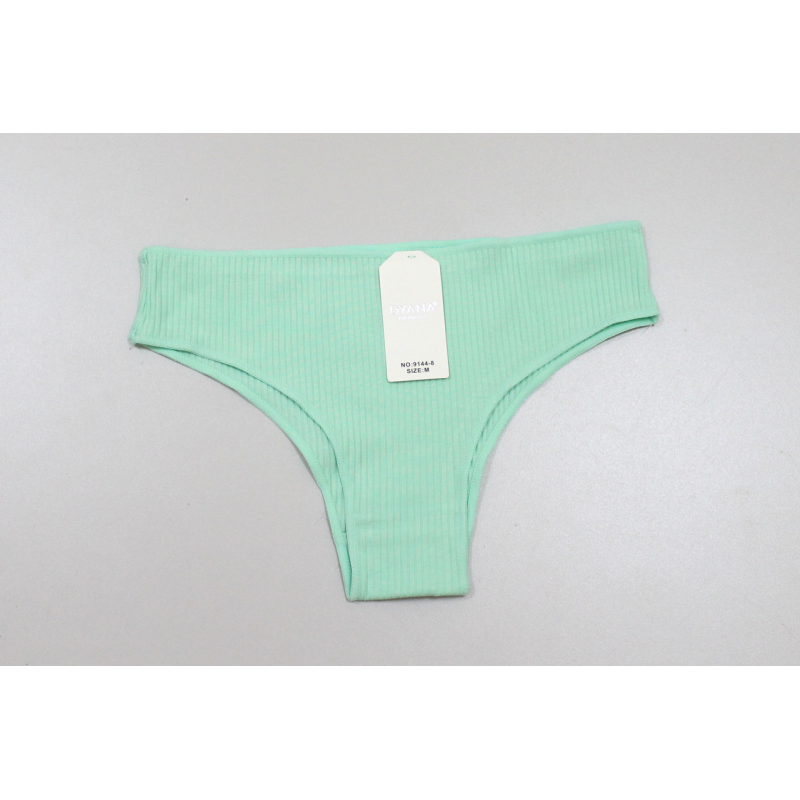 Трусики жіночі рубчик бразиліани М“ятний, L