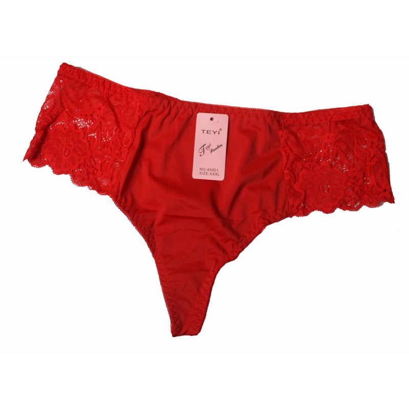 Труси жіночі  Червоний, 3XL