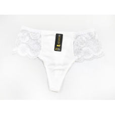 Труси жіночі стринги 2XL, Білий