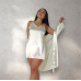 Комплект жіночий нічна сорочка з халатом молоко  XL