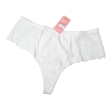 Труси жіночі стринги 3XL, Білий