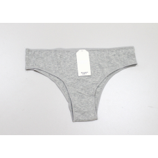 Труси жіночі рубчик бразиліани XL, Сірий