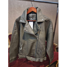 Жіноча куртка оверсайз, Сірий, L