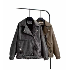 Жіноча куртка оверсайз, Хакі, L