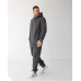 Спортивний чоловічий теплий костюм на флісі, графіт 48