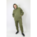 Чоловічий спортивний теплий костюм на флісі, хакі, 46