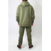 Чоловічий спортивний теплий костюм на флісі, хакі 48