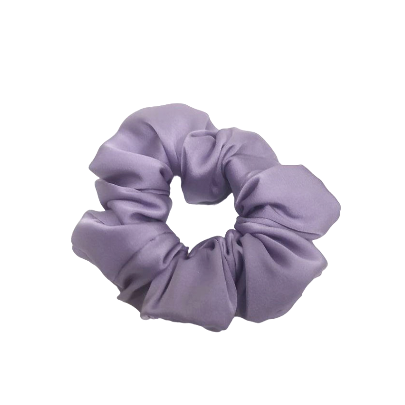 Гумка для волосся шовкова Бузковий