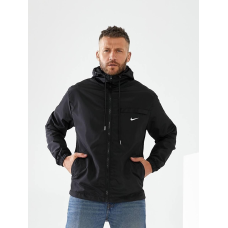 Вітровка чоловіча з плащівки Чорний М