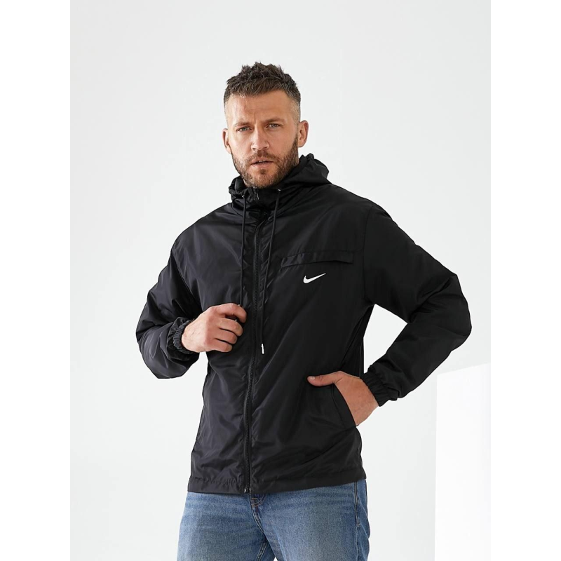 Вітровка чоловіча з плащової тканини Чорний, L