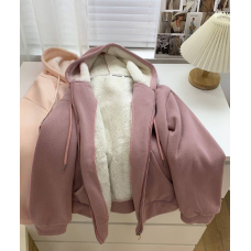 Жіноча кофта на хутрі Рожевий, 42/46