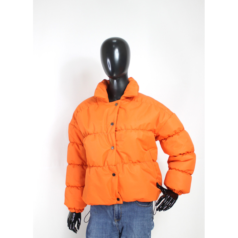 Жіноча демісезонна куртка коротка Помаранчева 42 Жіноча демісезонна куртка коротка Помаранчева 42