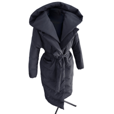 Жіноче пальто зимове пуховик Чорне 48/52