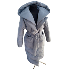 Зимове пальто пуховик жіноче Мокко,48/52