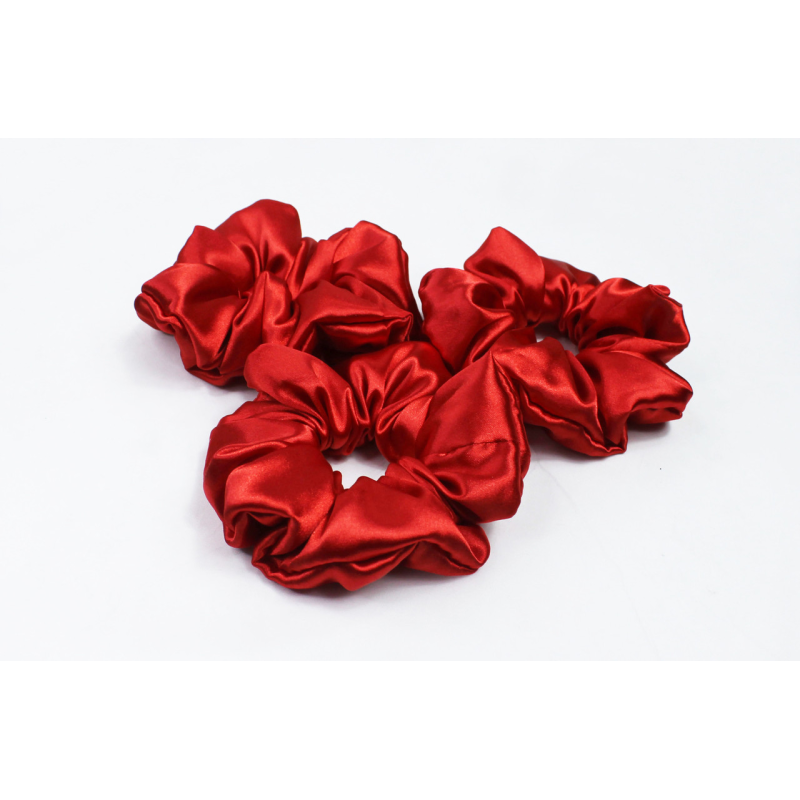 Набір резинок для волосся атласний