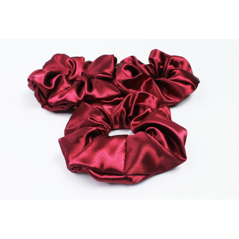 Набір резинок для волосся атласний