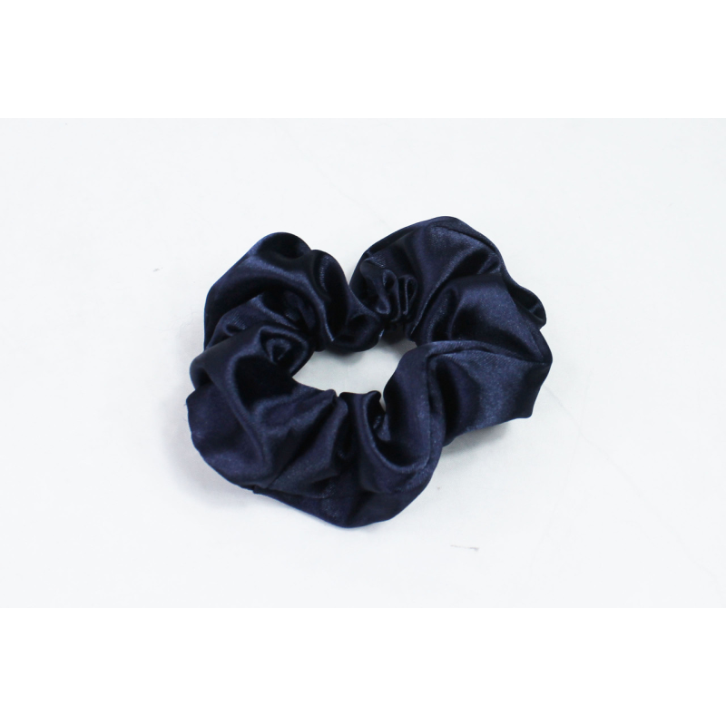 Гумка для волосся атласна Синій