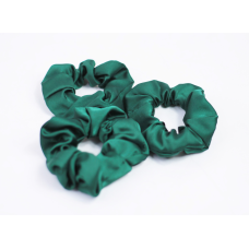 Гумка для волосся шовкова Зелений