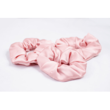 Гумка для волосся шовкова Рожевий