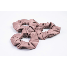 Шовкова гумка для волосся  Какао