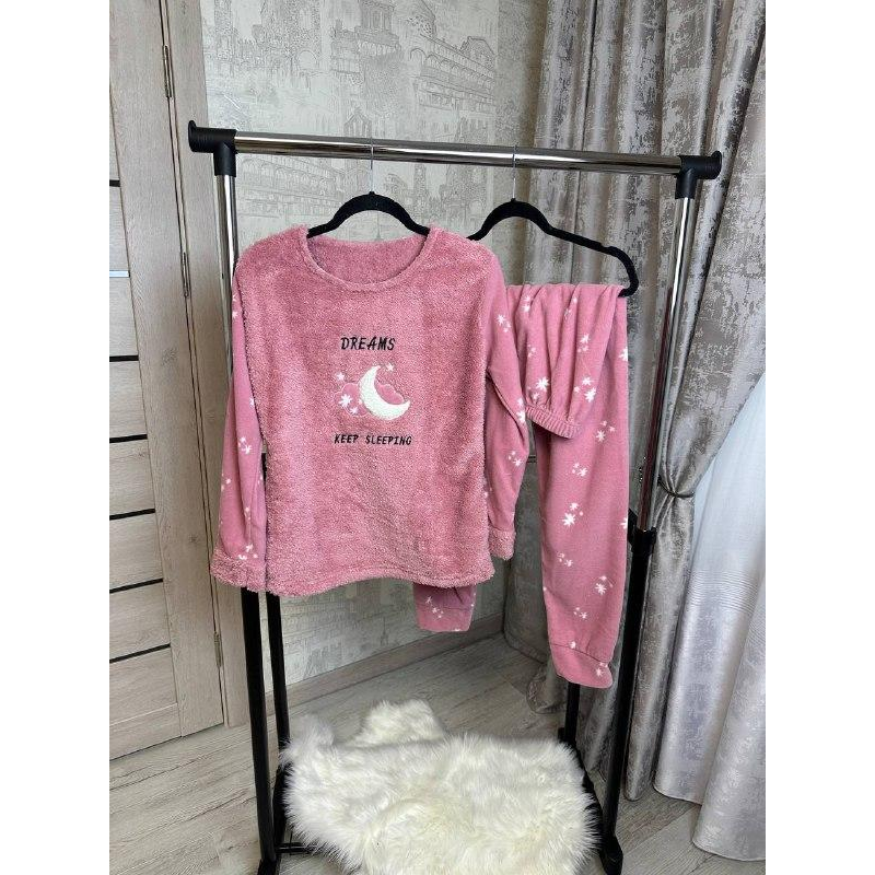 Тепла піжама жіноча , XL