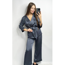 Піжама жіноча шовкова зі штанами