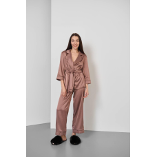 Піжама жіноча шовкова зі штанами
