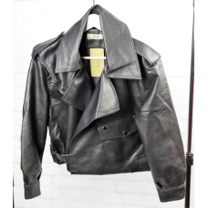 Куртка косуха жіноча весна/осінь,  Чорна